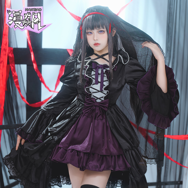 Party Games Carnival - Akemi Homura Косплей Костюм Puella Magi
